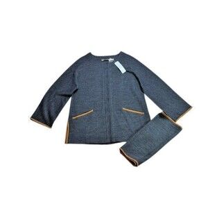 Soft Surroundings Tunic Womens Size Medium Grey Hanna Convertible Sweater Wool